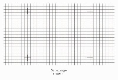 Distortion Grid Test Chart