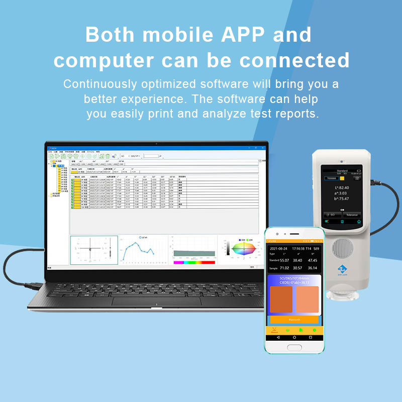 Both mobile APP and computer can be connected